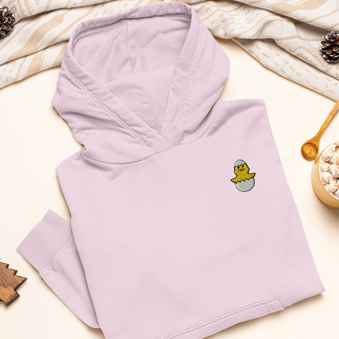 Baby Chicken in Eggshell Hoodie