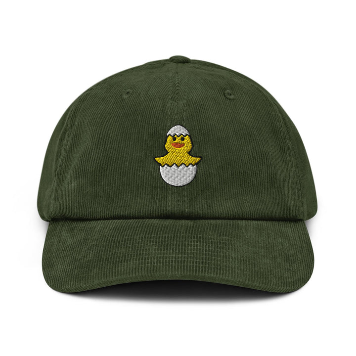 Baby Chicken in Eggshell Corduroy Cap