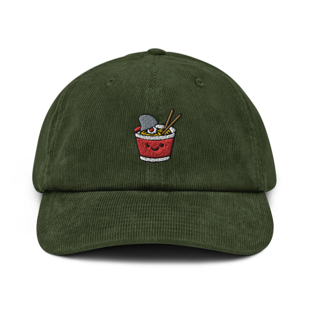 Kawaii Noodle Cup Corduroy Cap
