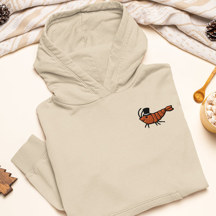 Shrimp with Top Hat Hoodie