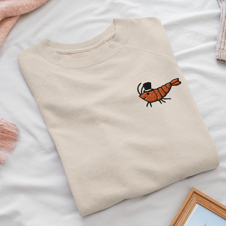 Shrimp with Top Hat Sweatshirt