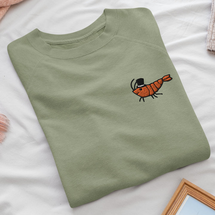 Shrimp with Top Hat Sweatshirt