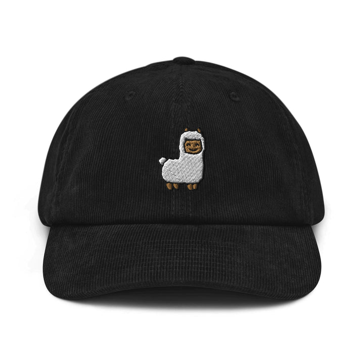 Cute Alpaca Corduroy Cap