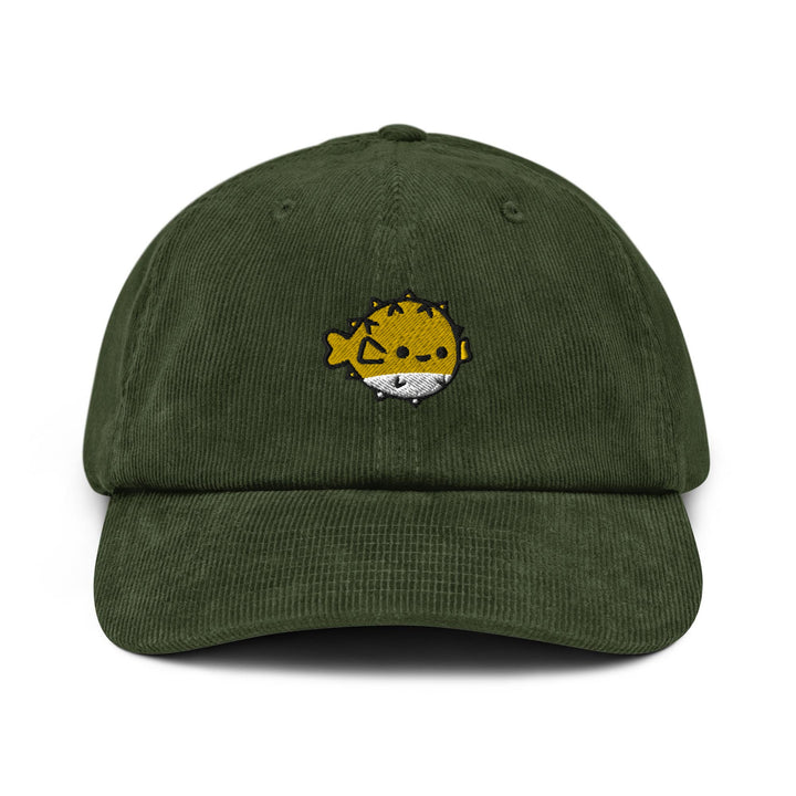 Puffer Fish Corduroy Cap