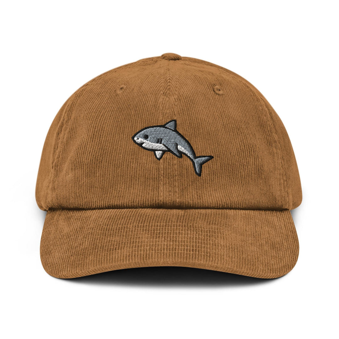 Cute Baby Shark Corduroy Cap