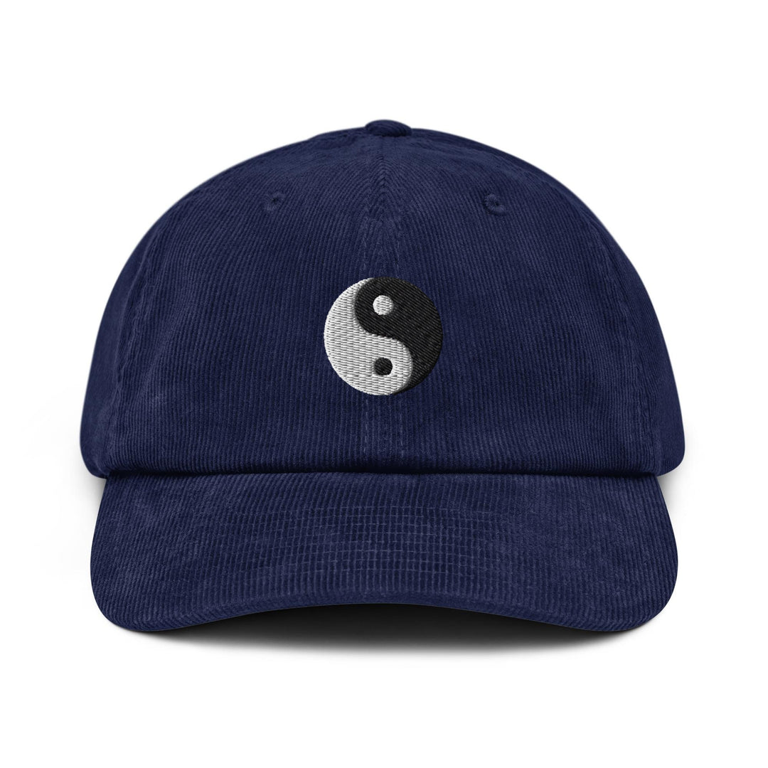 Yin Yang Corduroy Cap