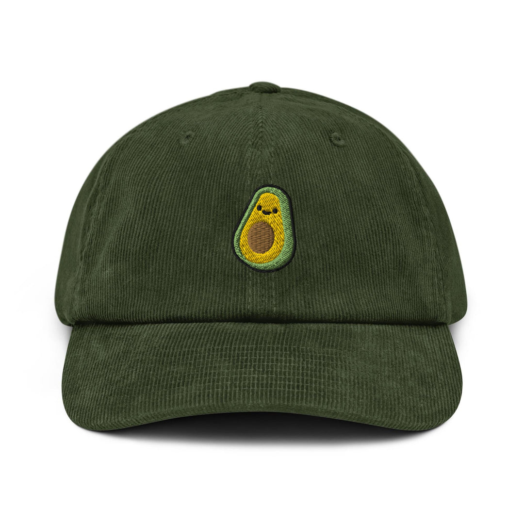 Kawaii Avocado Corduroy Cap