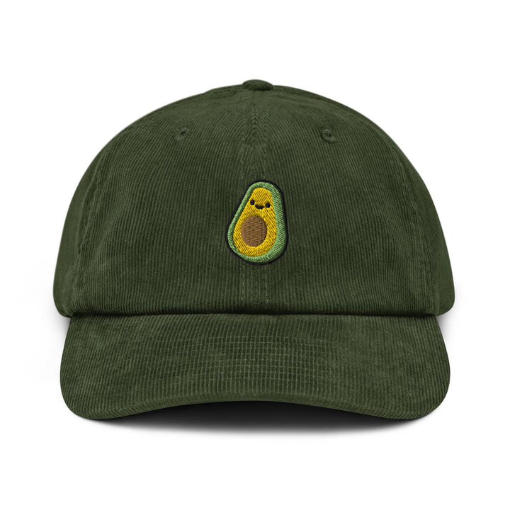 Kawaii Avocado Corduroy Cap
