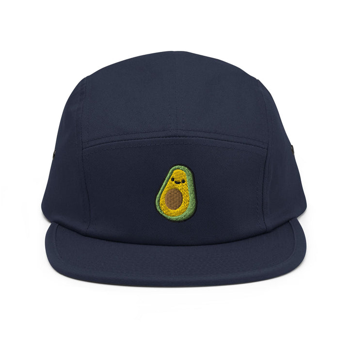 Kawaii Avocado 5 Panel Camper Cap