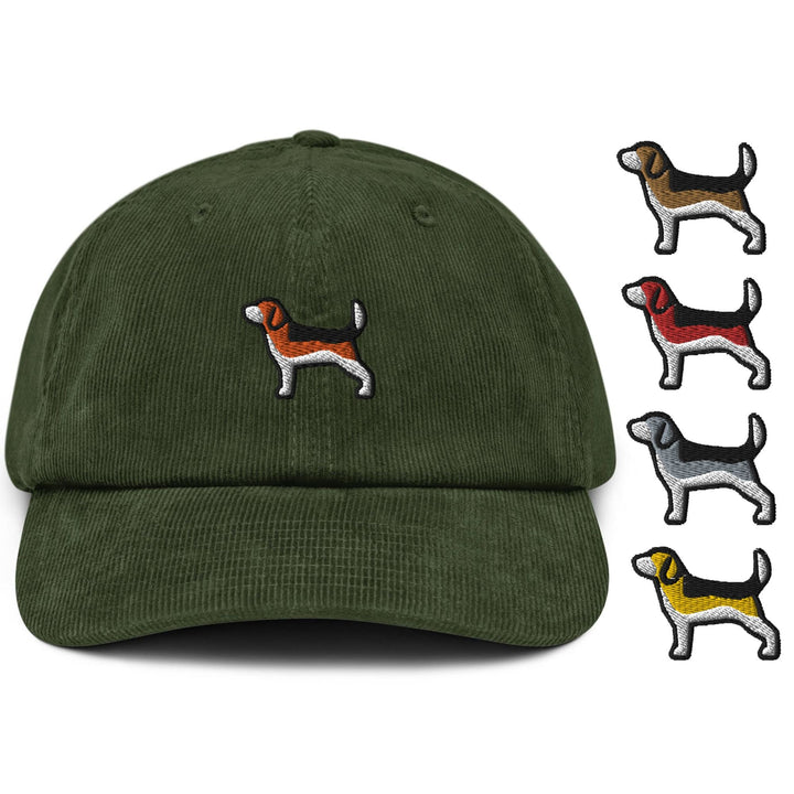 Beagle Corduroy Cap