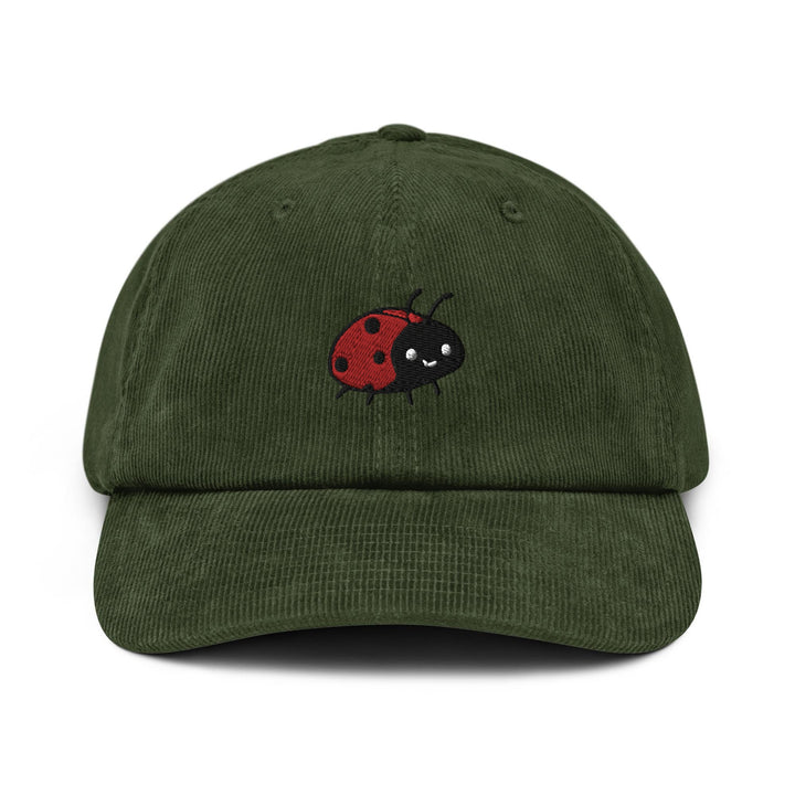Friendly Ladybug Corduroy Cap