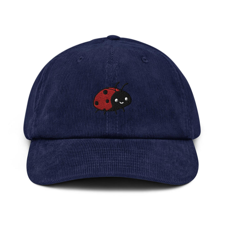 Friendly Ladybug Corduroy Cap