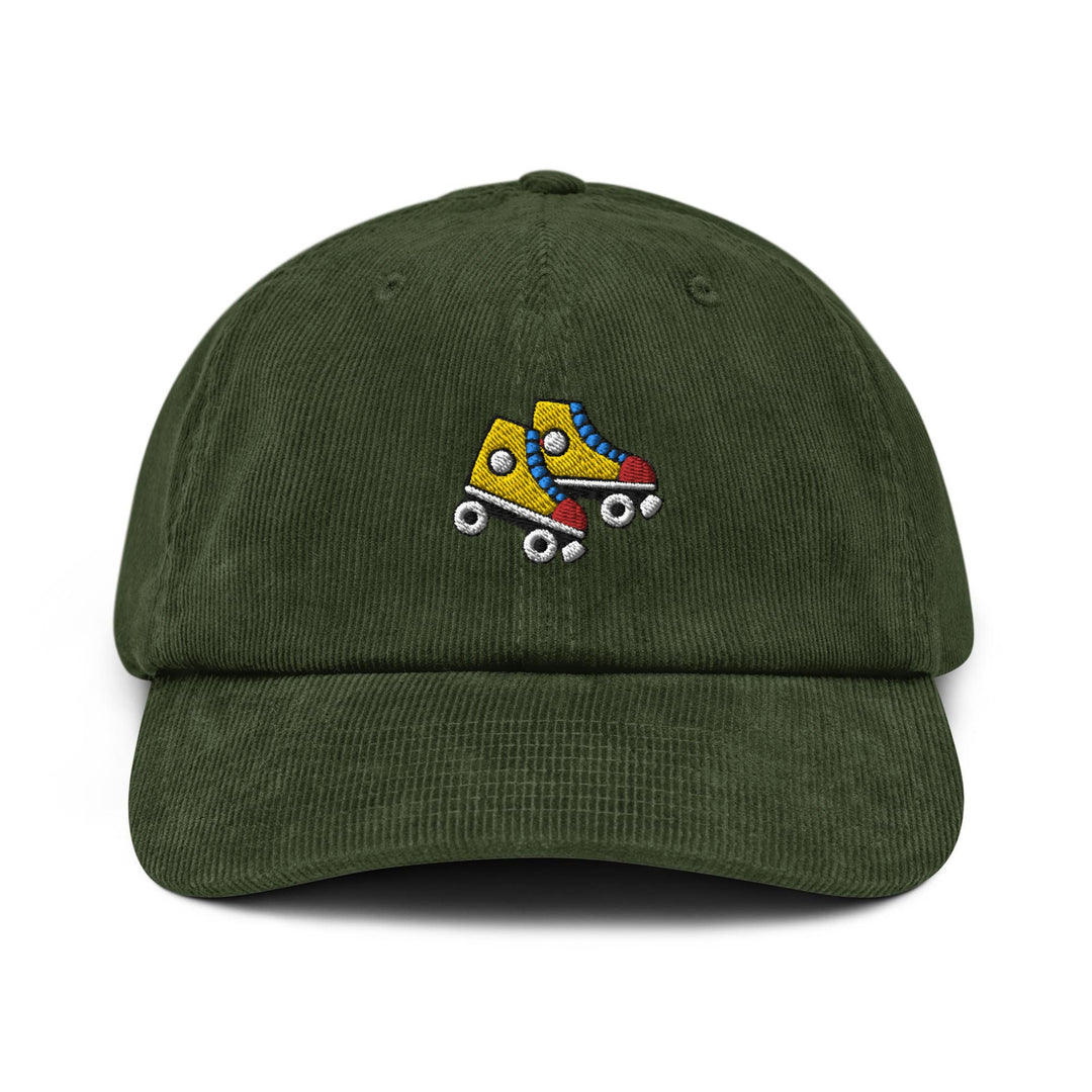 Retro Roller Skates Corduroy Cap
