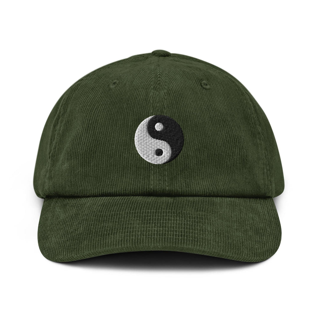 Yin Yang Corduroy Cap