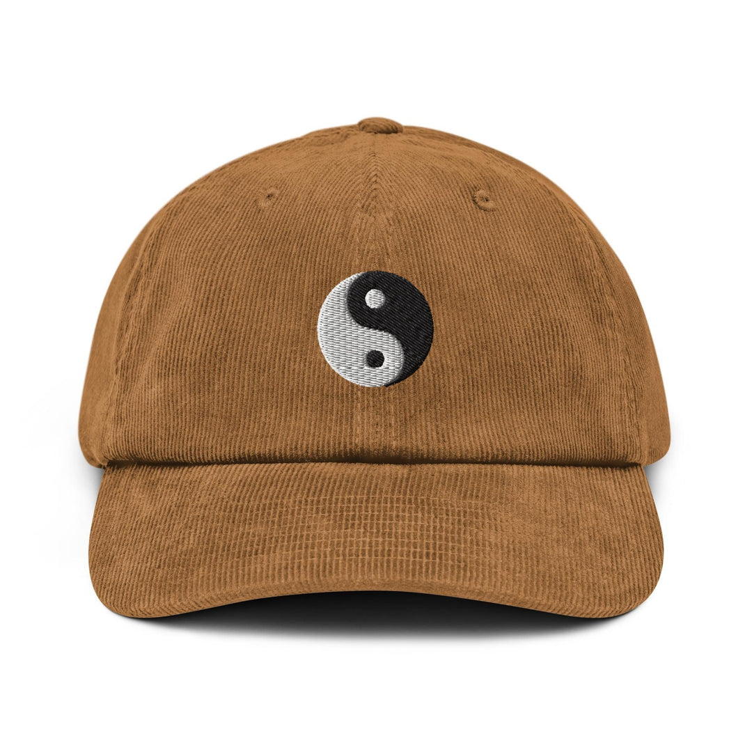 Yin Yang Corduroy Cap