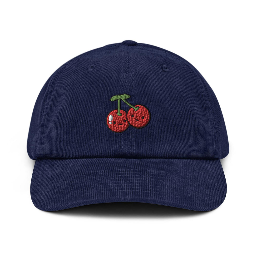 Kawaii Cherry Corduroy Cap