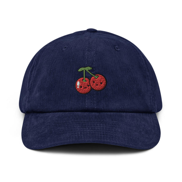 Kawaii Cherry Corduroy Cap