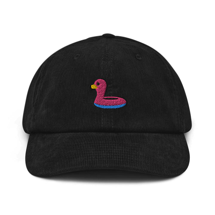 Pink Flamingo Floatie Corduroy Cap