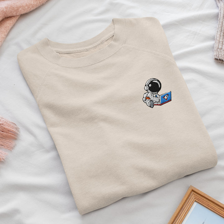 Cute Astronaut Remote Worker Sweatshirt