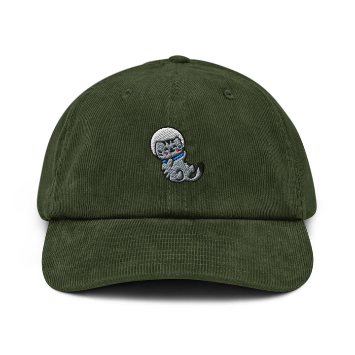 Fishbowl Astronaut Cat Corduroy Cap
