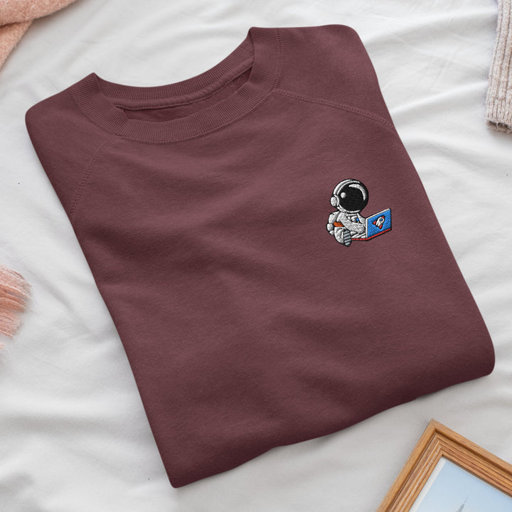 Cute Astronaut Remote Worker Sweatshirt