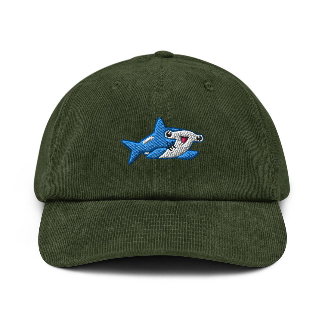 Friendly Hammerhead Shark Corduroy Cap