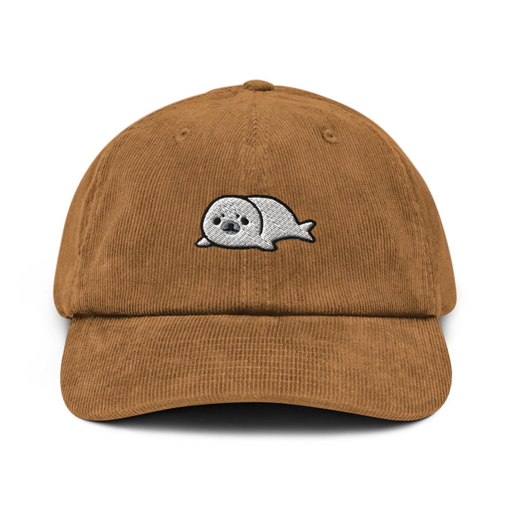 Cute Harp Seal Corduroy Cap