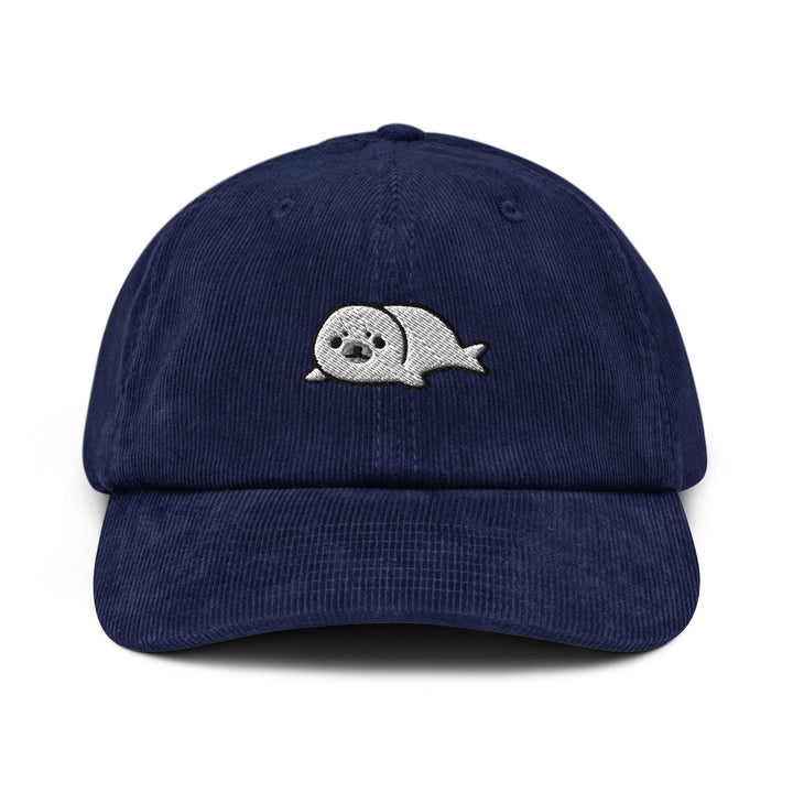 Cute Harp Seal Corduroy Cap
