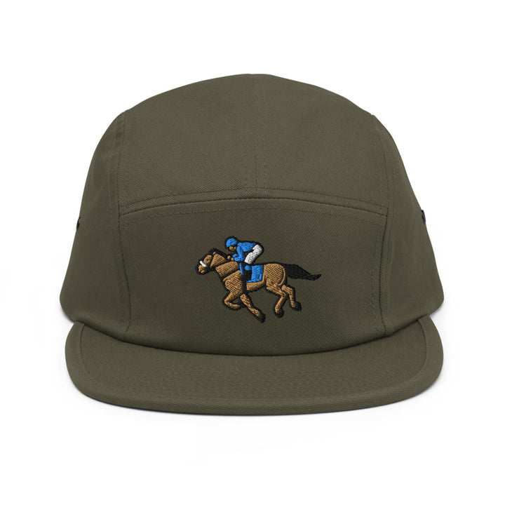 Horse Racing 5 Panel Camper Cap