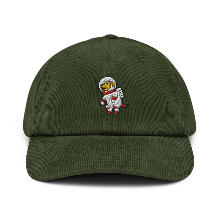 Cosmo the Cosmonaut Dog Corduroy Cap