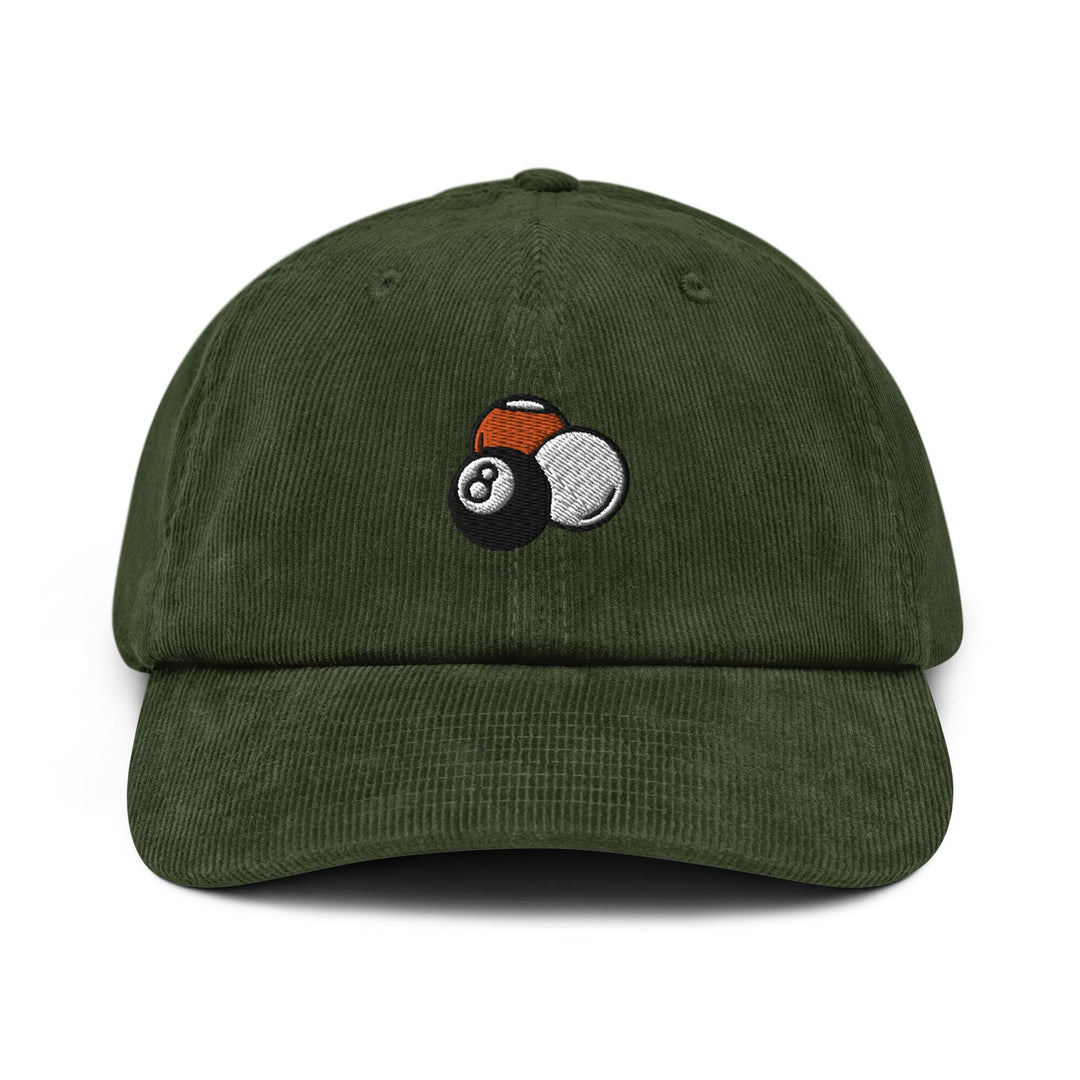 Billiard Pool Game Balls Corduroy Cap