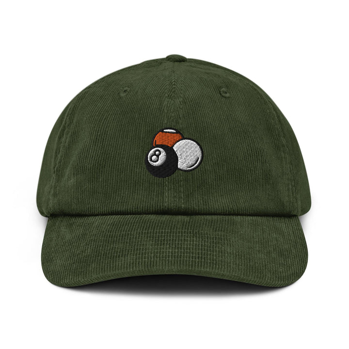 Billiard Pool Game Balls Corduroy Cap
