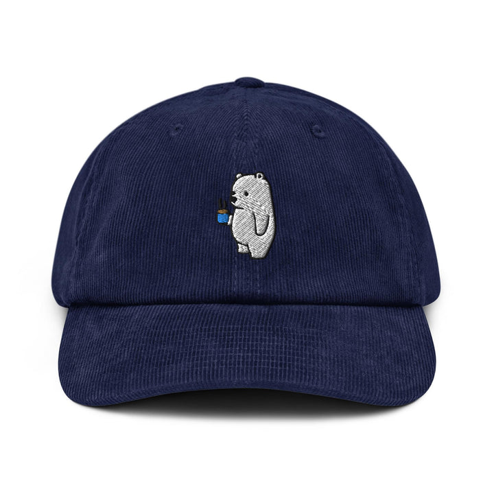 Morning Brew Bear Corduroy Cap