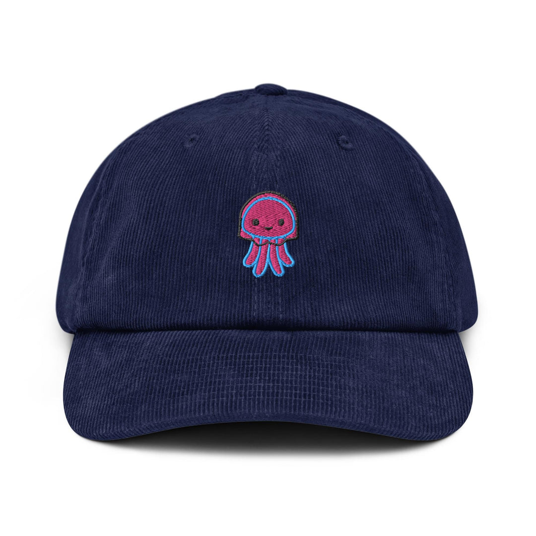 Pink Jellyfish Corduroy Cap