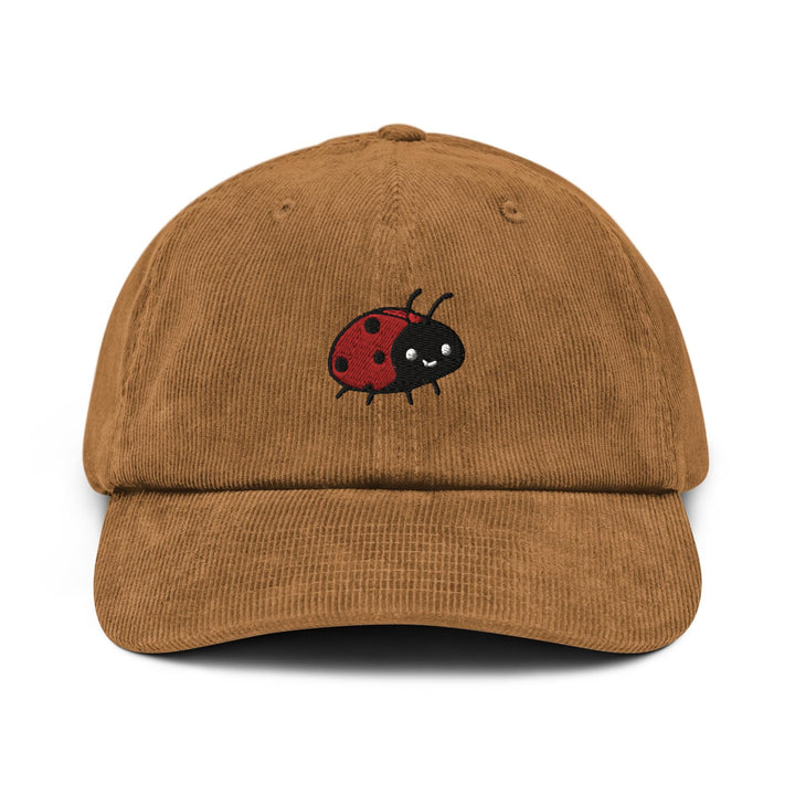 Friendly Ladybug Corduroy Cap