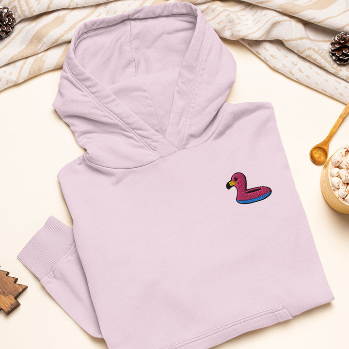 Pink Flamingo Floatie Hoodie