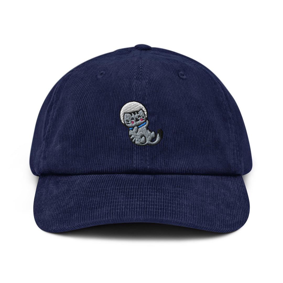 Fishbowl Astronaut Cat Corduroy Cap