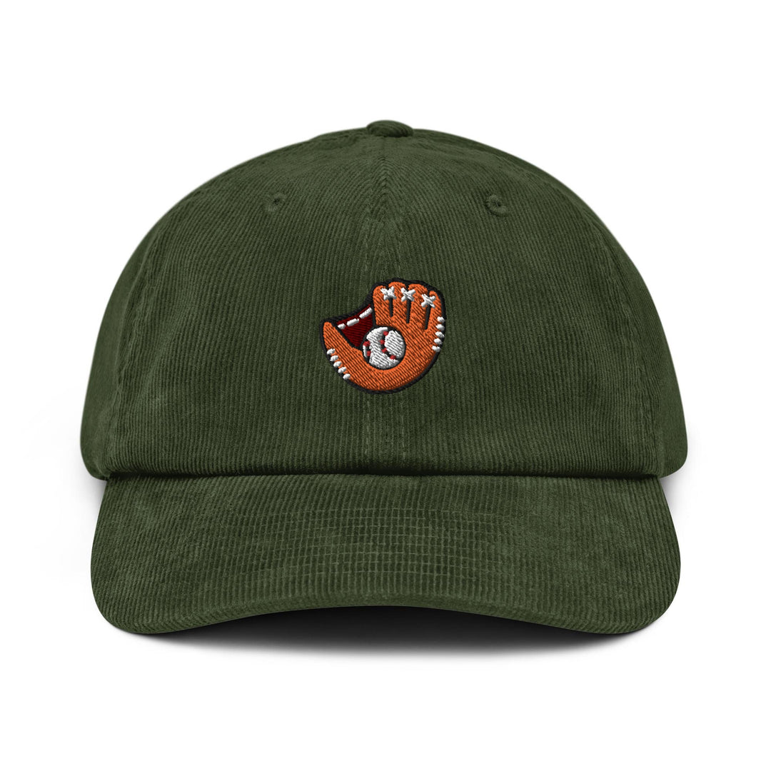Baseball Mitt Corduroy Cap