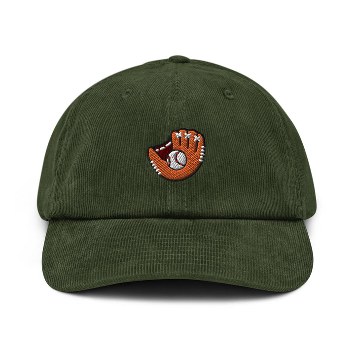 Baseball Mitt Corduroy Cap