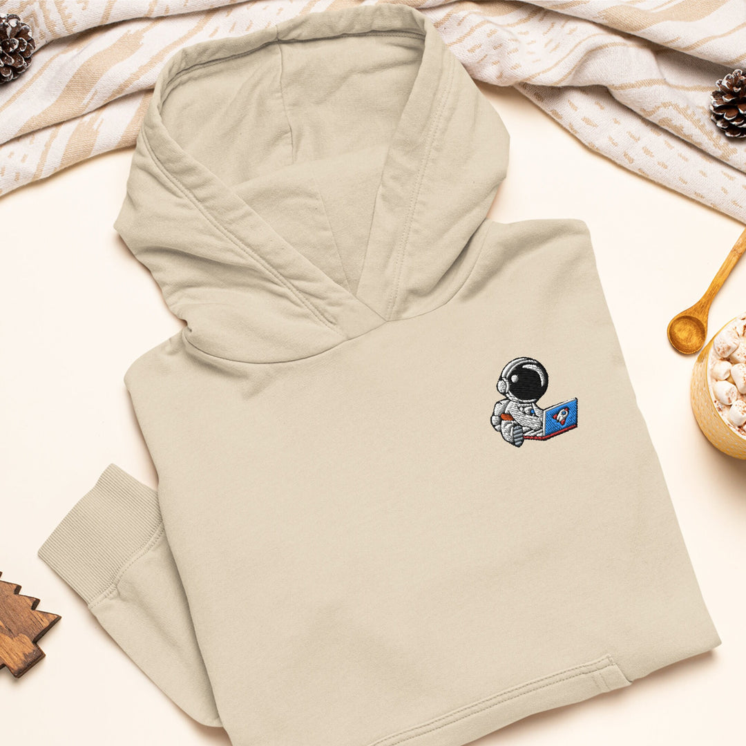 Cute Astronaut Remote Worker Hoodie
