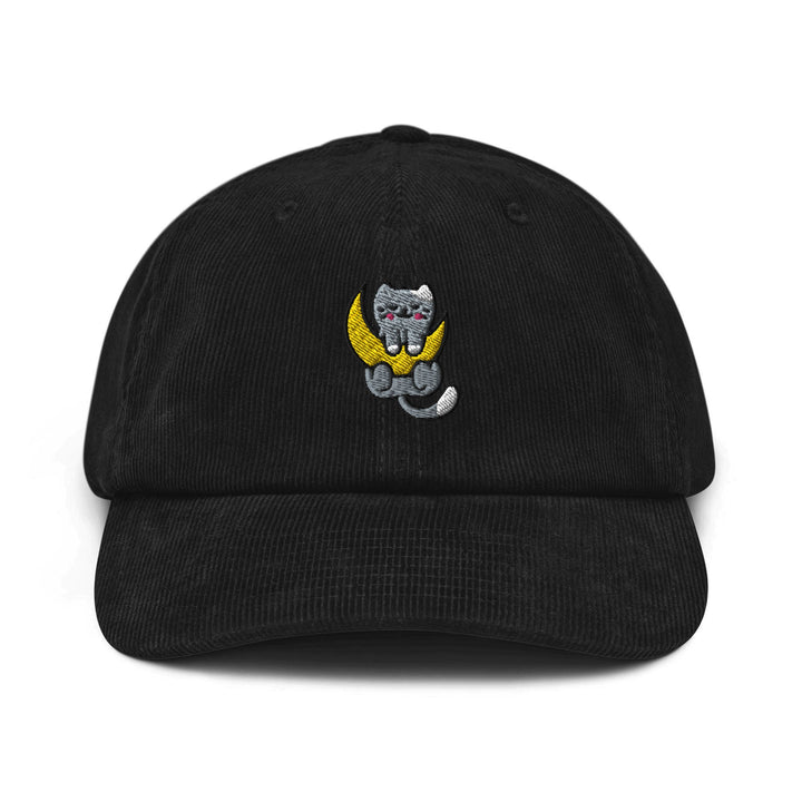 Cat on the Moon Corduroy Cap