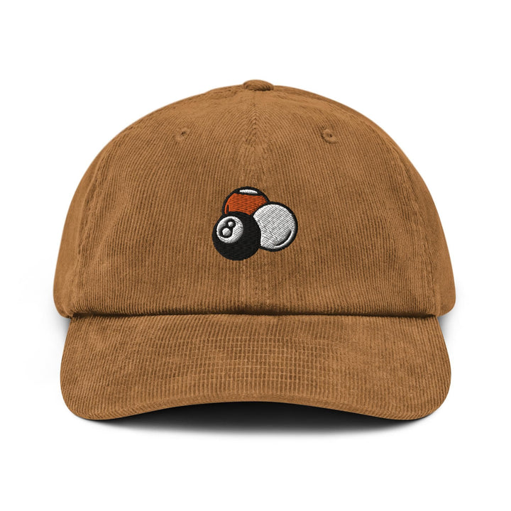 Billiard Pool Game Balls Corduroy Cap