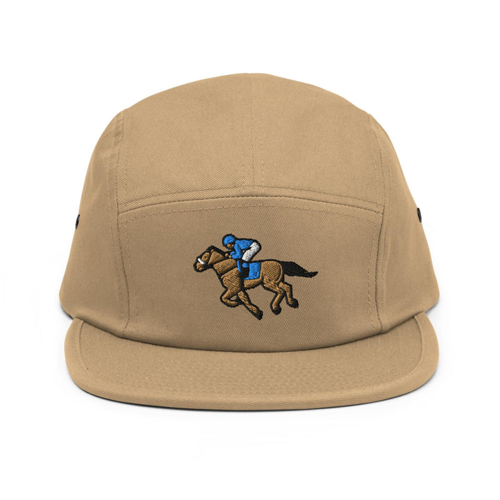 Horse Racing 5 Panel Camper Cap