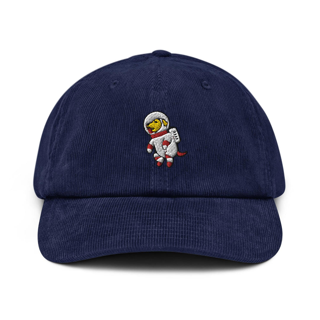 Cosmo the Cosmonaut Dog Corduroy Cap
