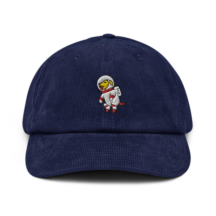 Cosmo the Cosmonaut Dog Corduroy Cap
