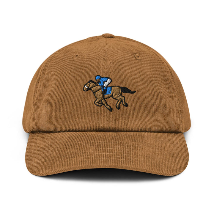 Horse Racing Corduroy Cap