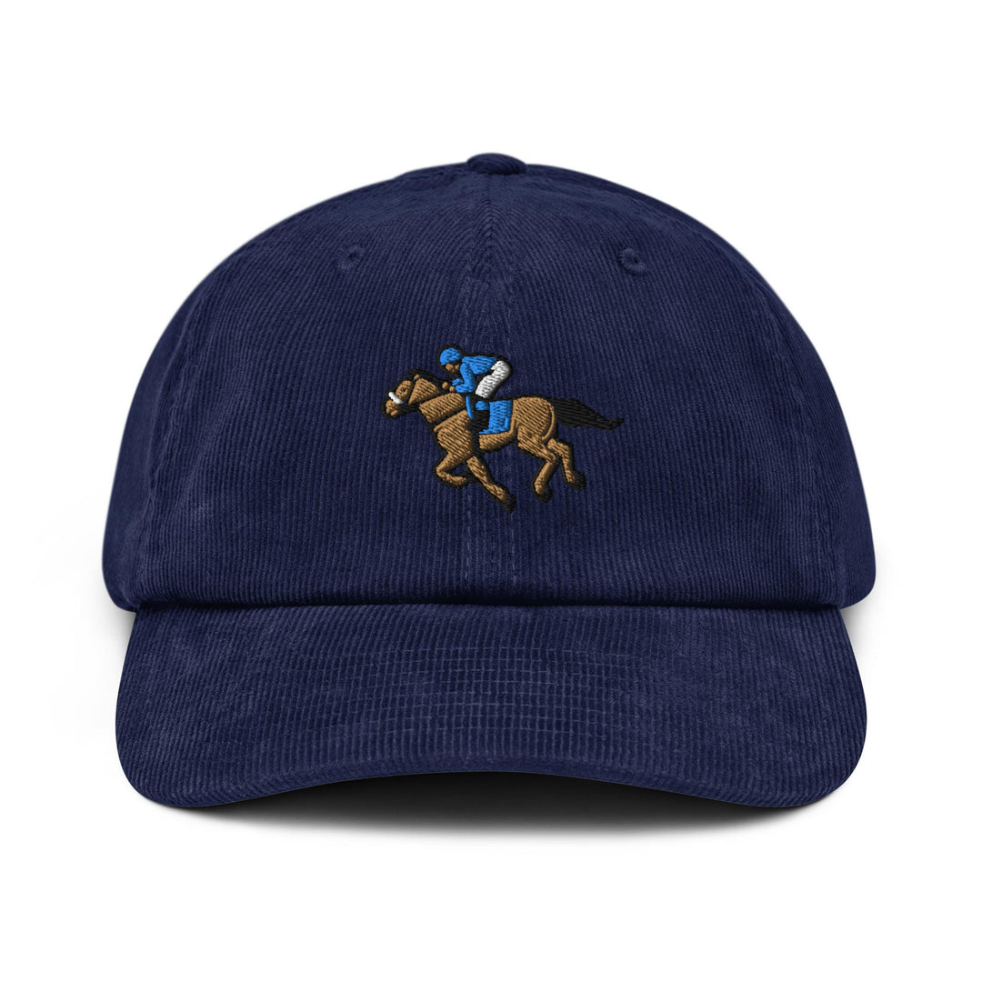 Horse Racing Corduroy Cap
