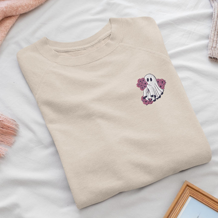 Pink Gerbera Daisy Ghost Sweatshirt