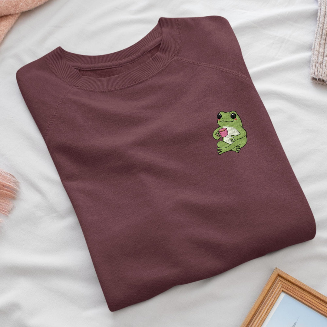 Mindful Coffee Frog Sweatshirt