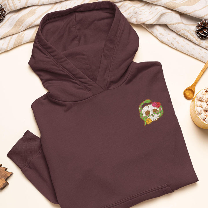 Skull Snake and Roses Hoodie